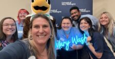 Admissions Staff with Sammy D. Eagle