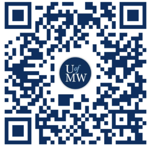 Scan to watch the 65th District House of Delegates debate live via Zoom (https://go.umw.edu/sept27debate) on Wednesday, Sept. 27, at 7 p.m.