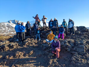 A course on digital storytelling led a group of UMW to Iceland. Photo by Sarah Moran.