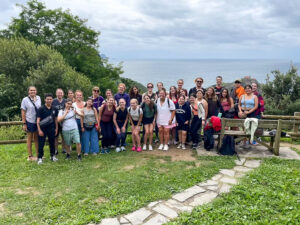 UMW students spent six weeks in Bilbao, Spain, with Center for International Education Director Jose Sainz. Photo by Jose Sainz.