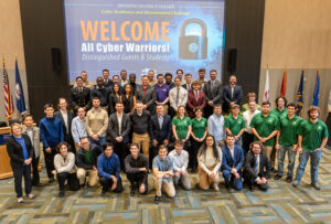 The teams tackled real-world naval cybersecurity challenges with UMW achieving a fourth-place finish. Photo by Dave Ellis, NSWCDD.