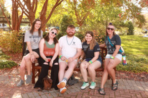 Enjoy friends, food and fall foliage #BackintheBurg for UMW Homecoming. Photo by Karen Pearlman.