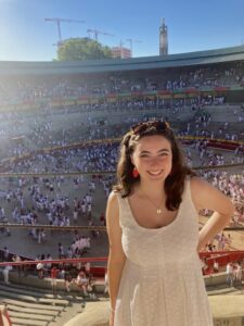 Madeline Killian '23 received funds from UMW’s Beyond the Classroom Endowment to travel to Madrid to conduct research on Spain’s first civic organization for women. Photo courtesy of Madeline Killian/College of Arts and Sciences.