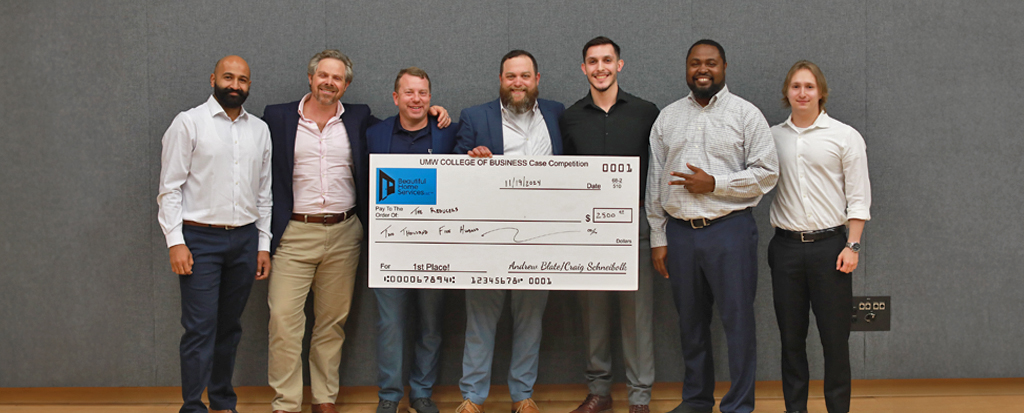 UMW Business Students Win Kudos, Cash in Case Competition