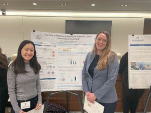 UMW junior Mallory Thompson and her faculty mentor Assistant Professor of Biological Sciences Laura Sipe