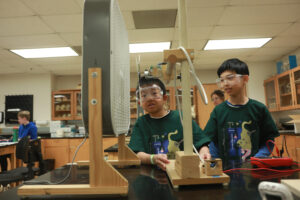 The competition featured 59 teams of students competing from 27 schools, with top performers qualifying for the 2025 state tournament in Charlottesville. Photo by Karen Pearlman.