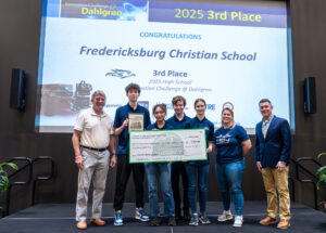 Fredericksburg Christian School took third place. Photo by Dave Ellis, Naval Surface Warfare Center, Dahlgren Division.