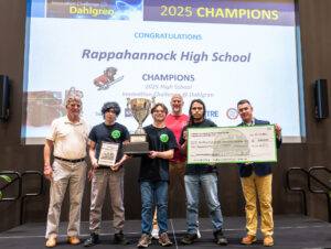 Rappahannock High School took first place in the fourth annual Innovation Challenge @ Dahlgren. Photo by Dave Ellis, Naval Surface Warfare Center, Dahlgren Division.