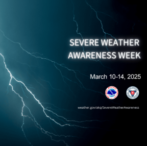 Severe Weather Awareness Week 2025 takes place March 10 through 14.